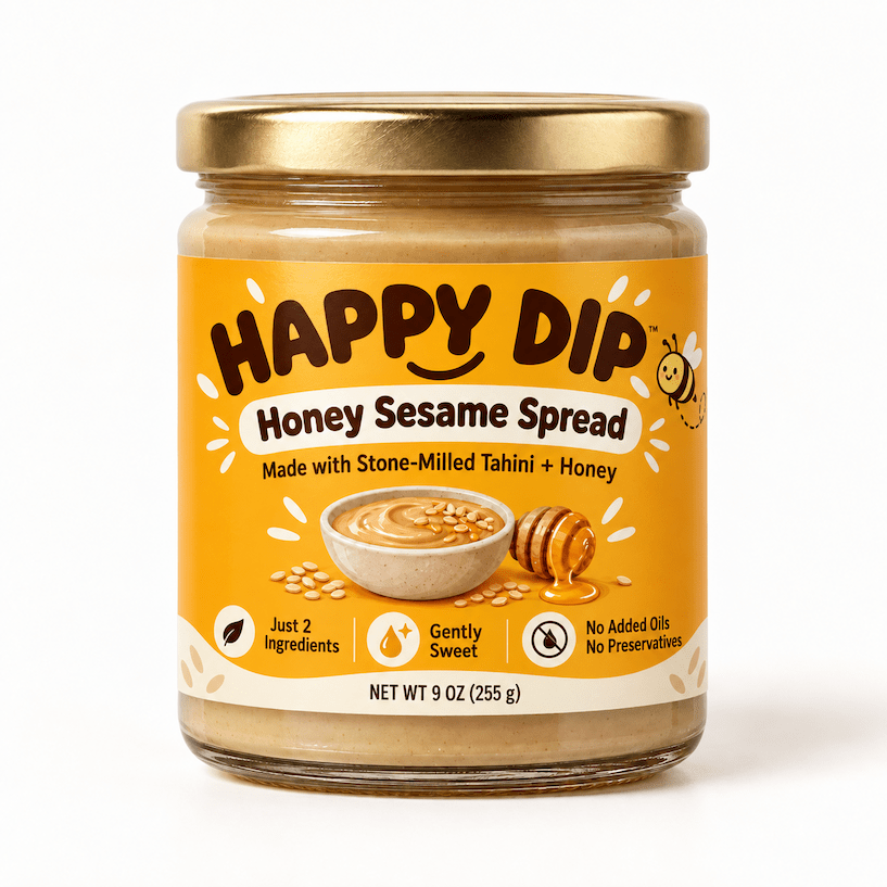 Happy Dip honey sesame jar