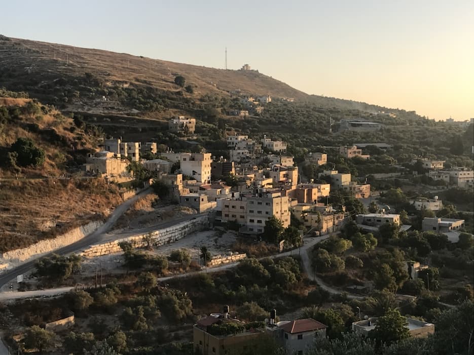 Nisf Jubeil village in the northern West Bank