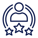 Icon Showcasing High Quality Stamp our Products Have