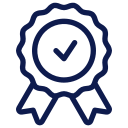Icon Showcasing High Quality Stamp our Products Have