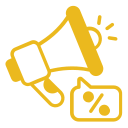 Offer Graphic Icon Showcasing Offering or Discount